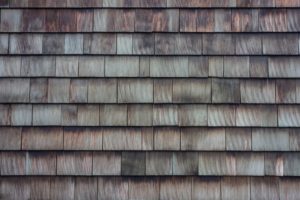 Wood roof shingles